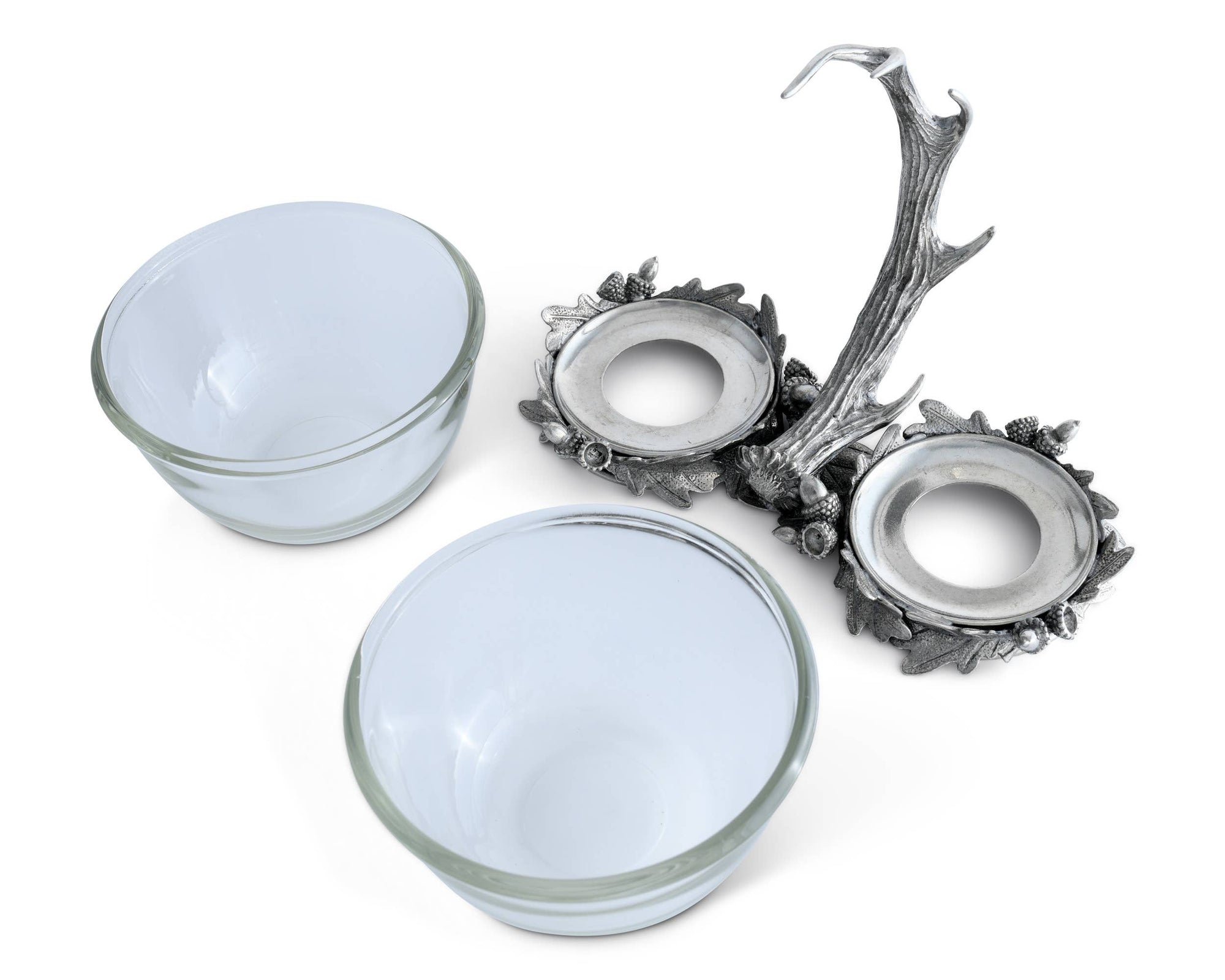 Vagabond House - Fallen Antler Double Glass Dip Bowl
