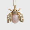 Joanna Buchanan - Sparkle bee hanging ornament, rose quartz