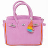 BEACH HAUS - Seaside Terry Tote - Bubblegum  Small
