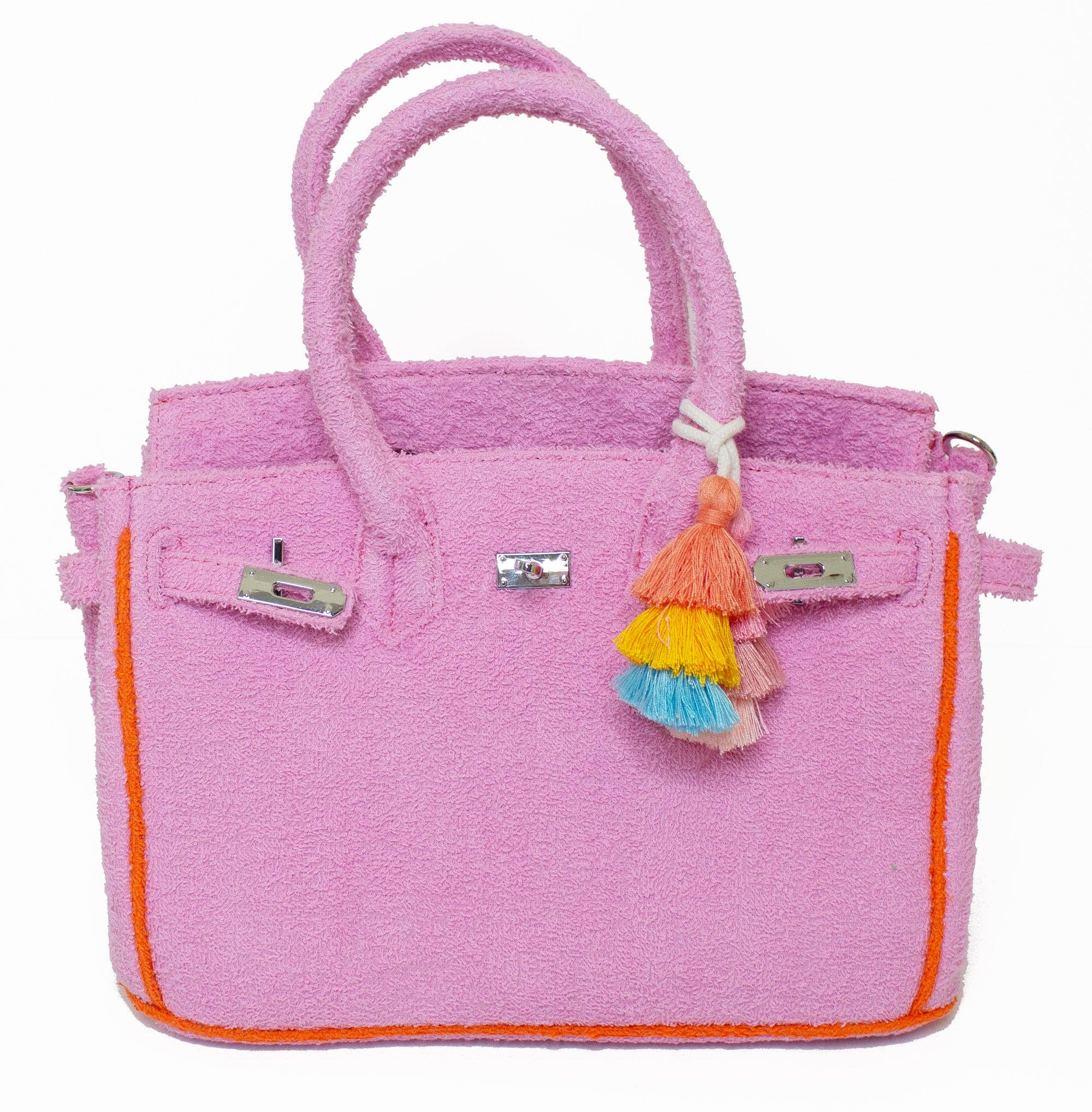BEACH HAUS - Seaside Terry Tote - Bubblegum  Small