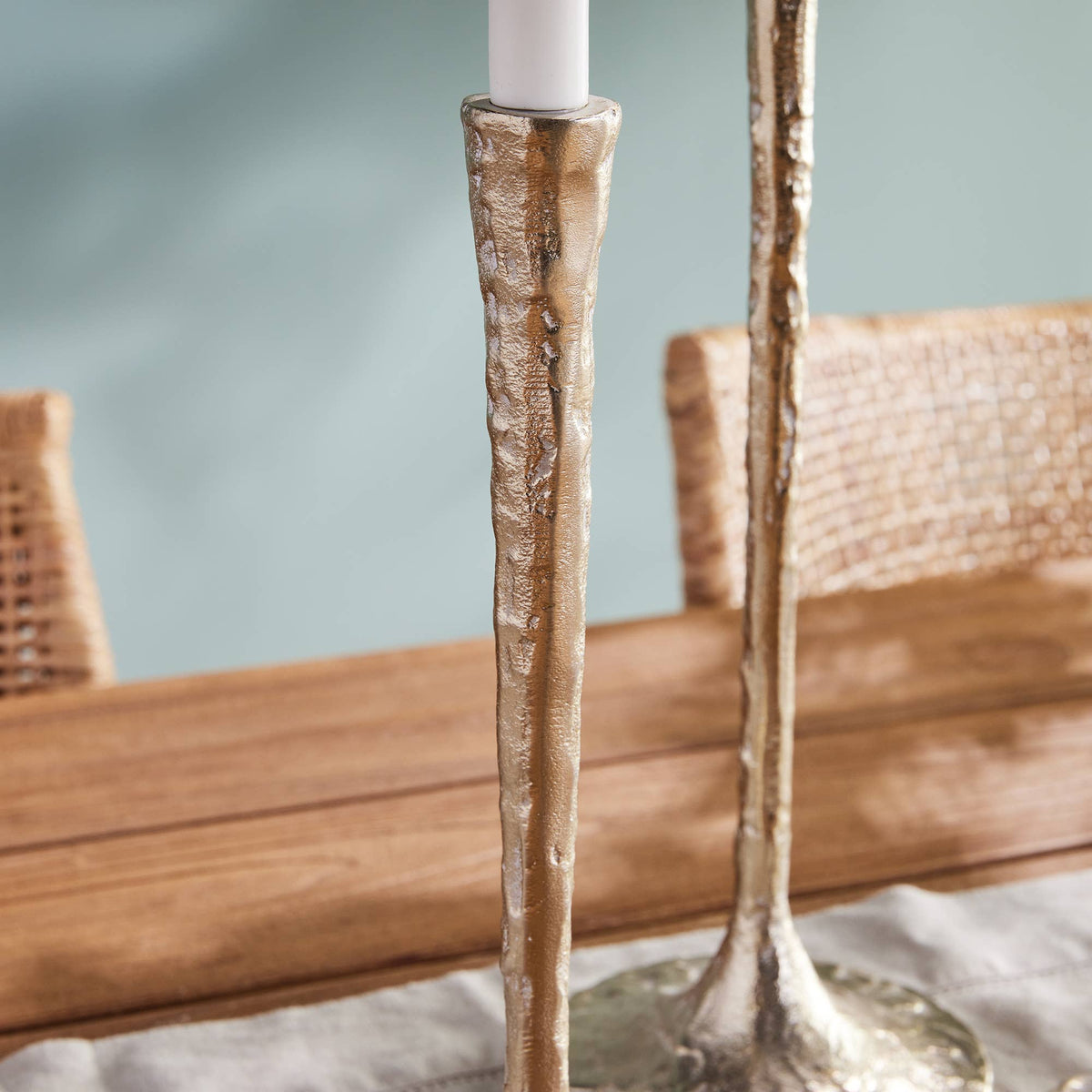 Burke Taper Holders - Gold, Set of 3