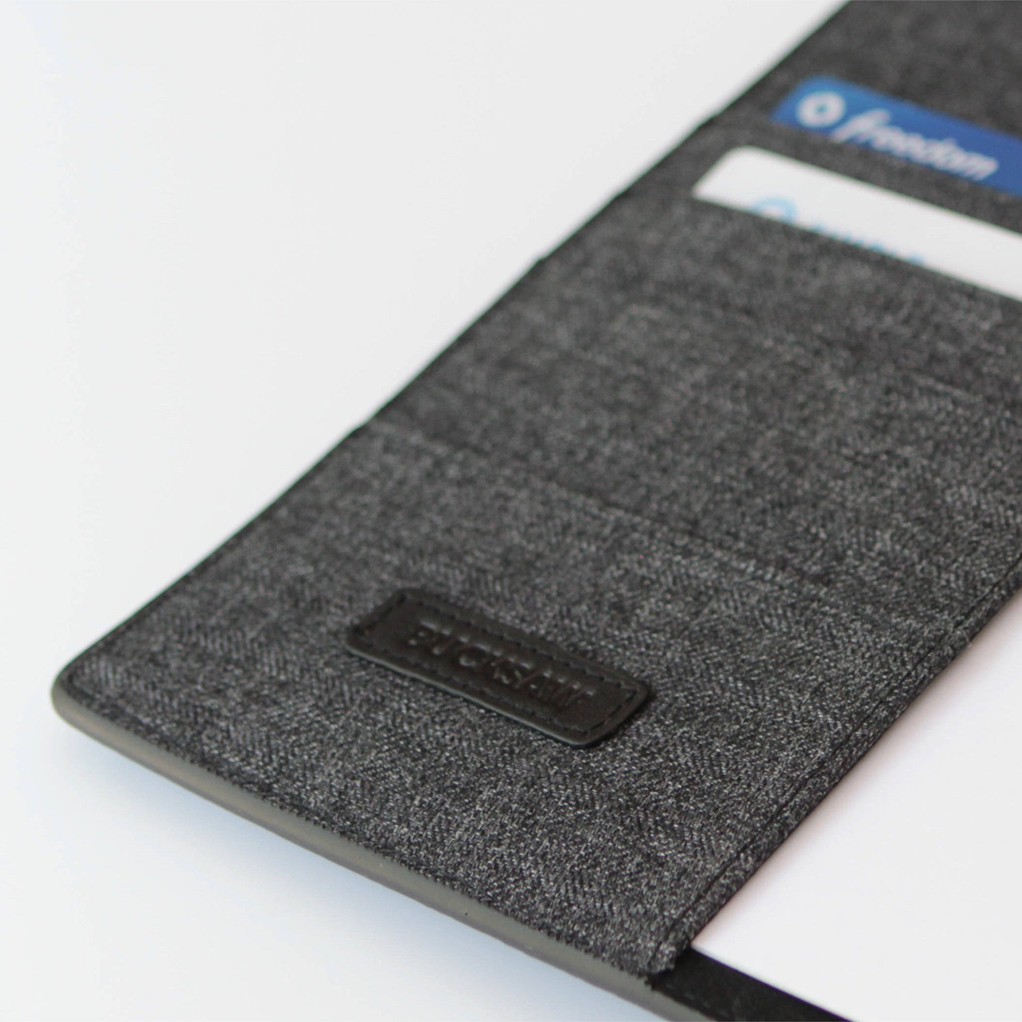 Case Elegance - Bucksaw Refillable Black Leather Journal