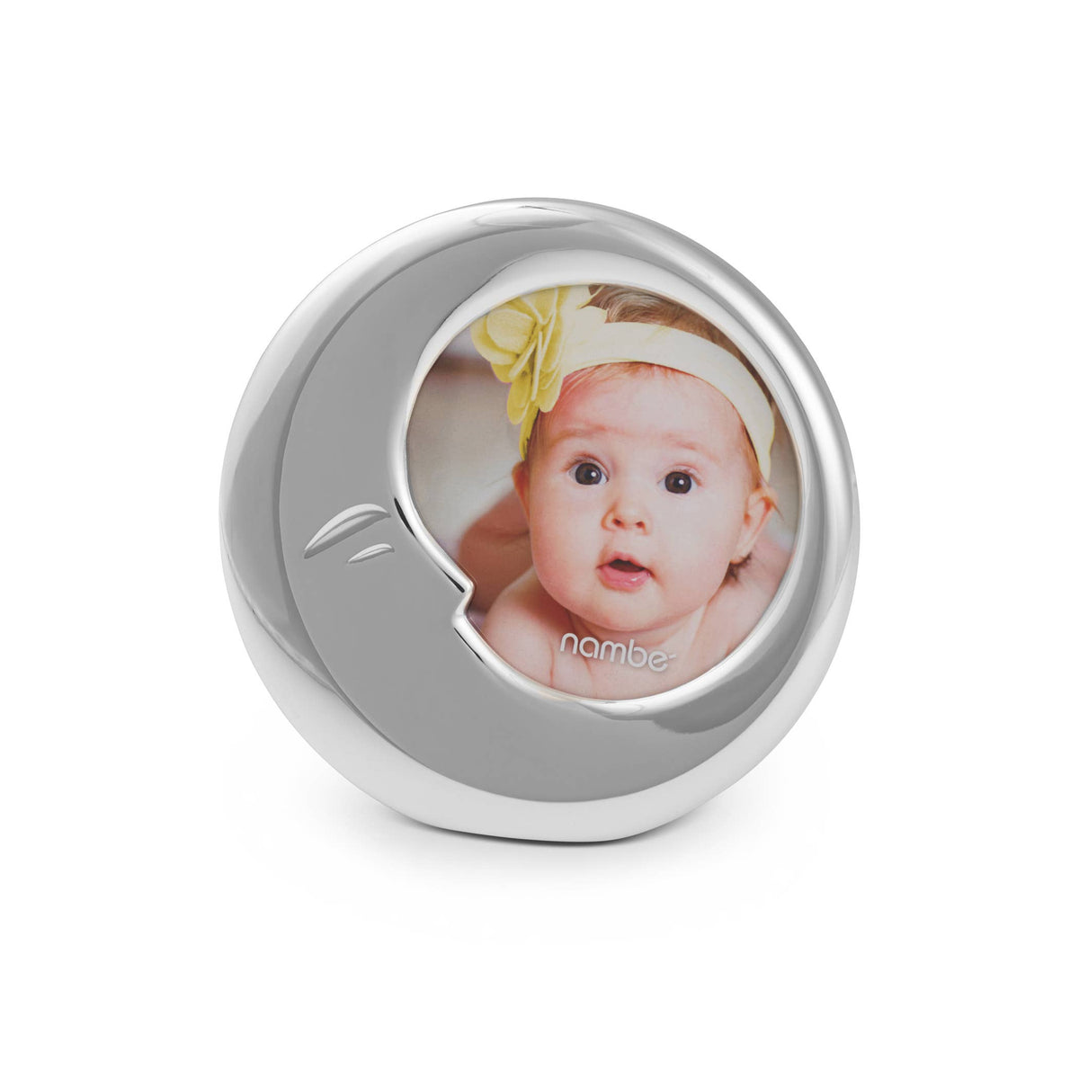 Nambe - Baby Nambé Moon Frame, 6.25   L x 5   W x 6.25   H, Silver