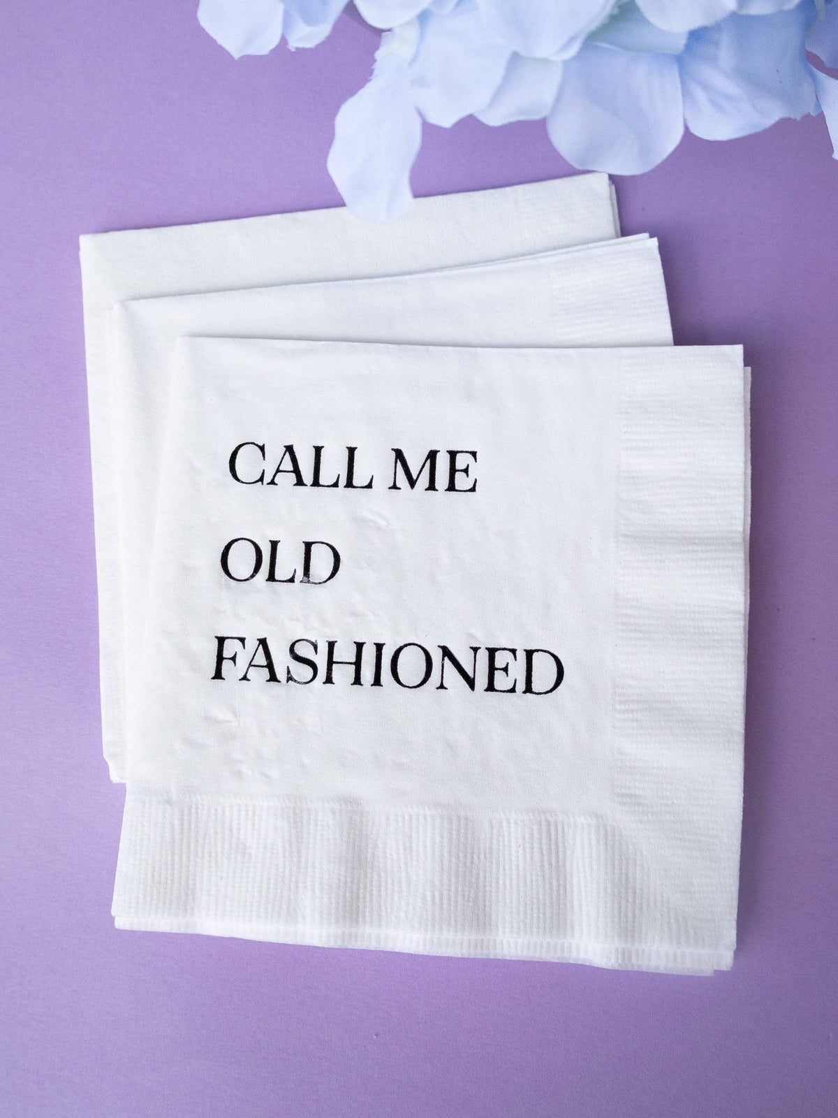 Katherine Designs & Co. - Call me Old Fashioned Cocktail Napkins, mens gift, impulse