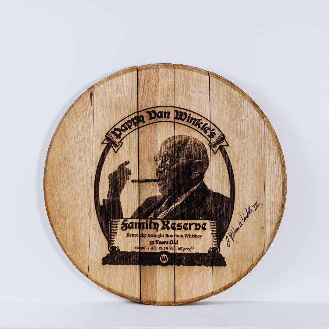 Pappy & Company - Limited Edition Authentic Pappy Van Winkle 15-year Barrel Head - Wholesale