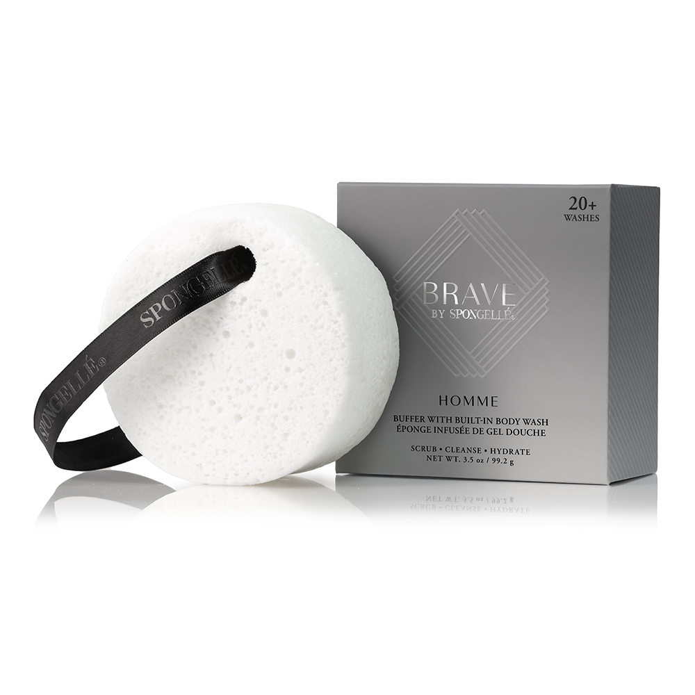 Spongellé - 20+ Men's Brave Buffer | Men's Homme Collection | Men's Gift