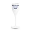 Toss Designs - Champagne Flute- NO CRYING ON THE YACHT