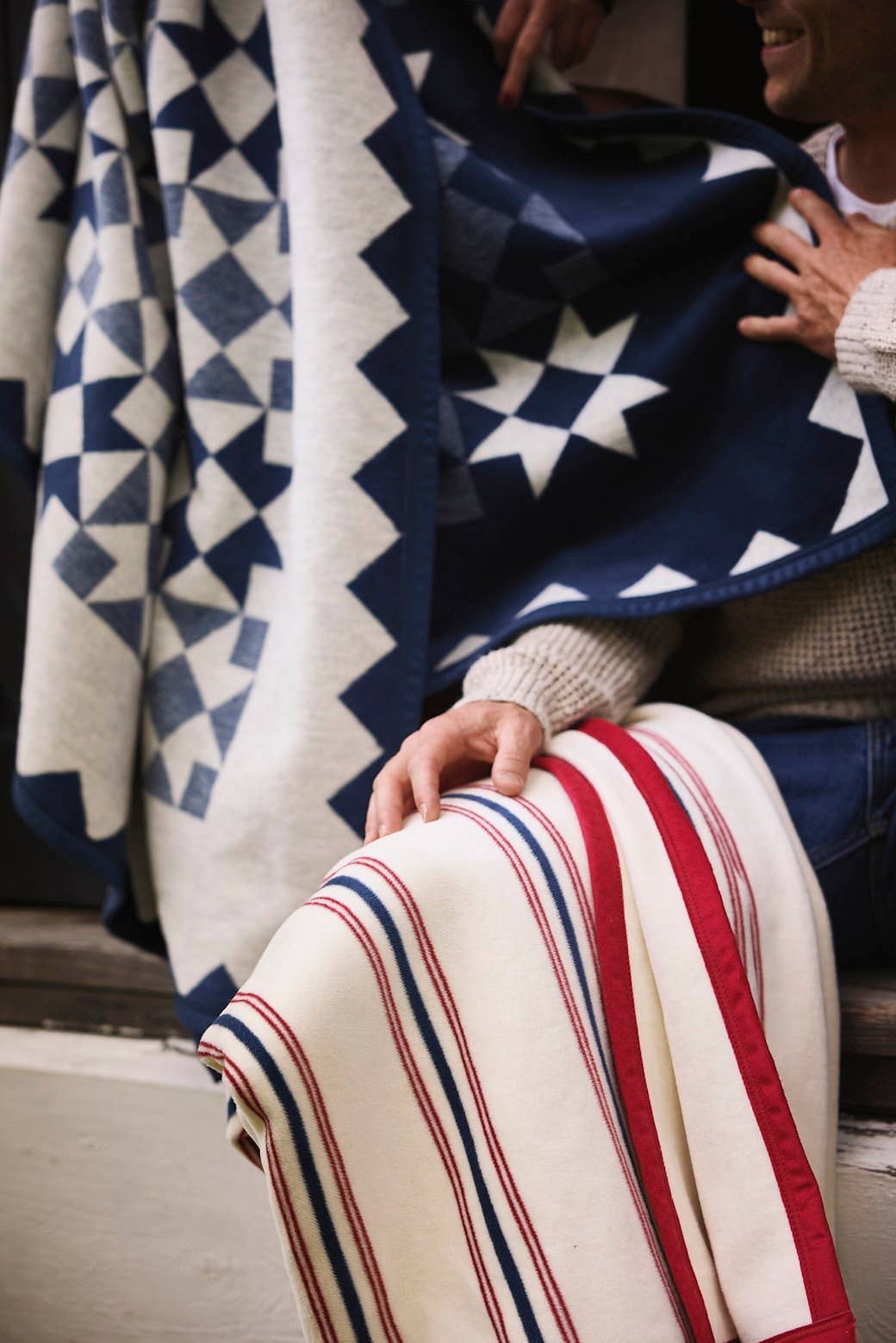 ChappyWrap - Front Porch Stripe Blanket