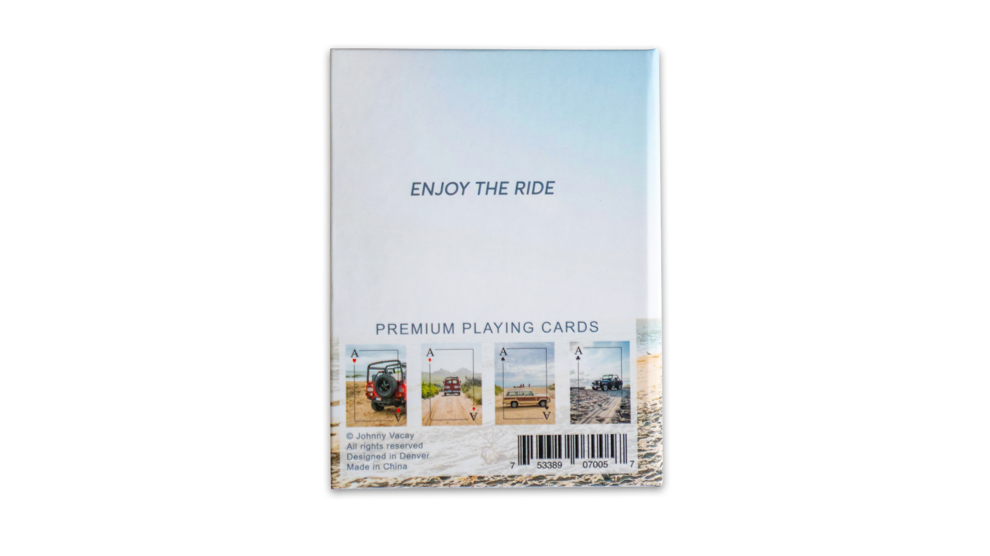 Johnny Vacay - Beach Rides Playing Cards