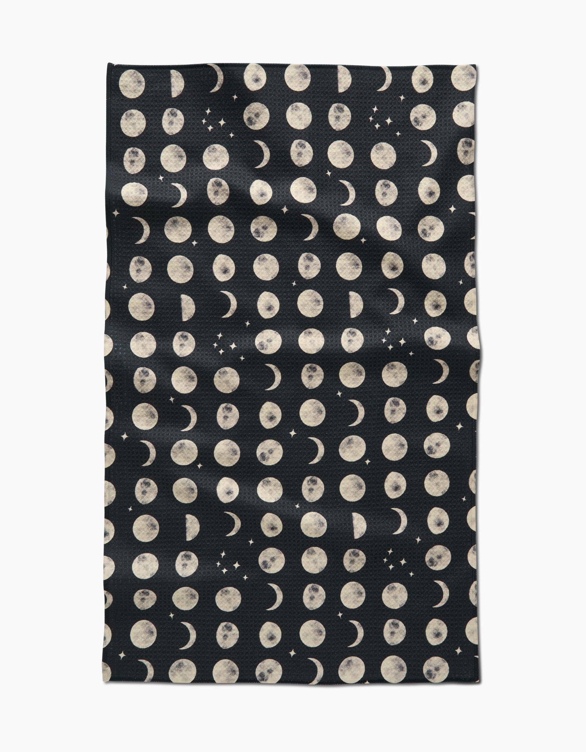 Geometry - Moon Dots Tea Towel