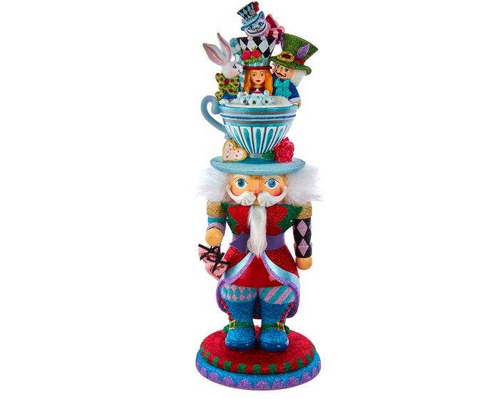 Kurt S. Adler, Inc. - 18“ Hollywood Nutcrackers™ Alice Teacup Hat Nutcracker