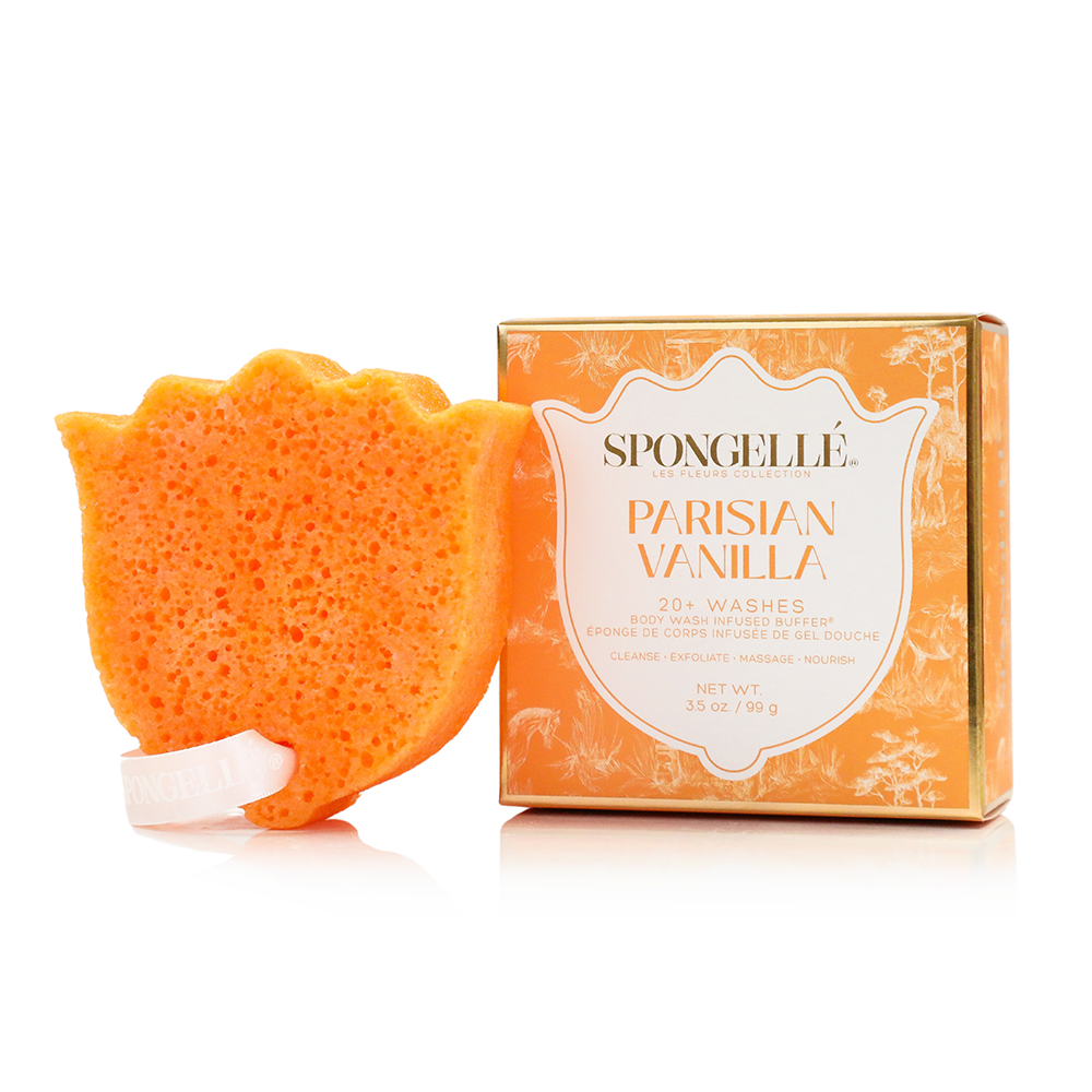 Spongellé - Parisian Vanilla Les Fleurs Body Buffer