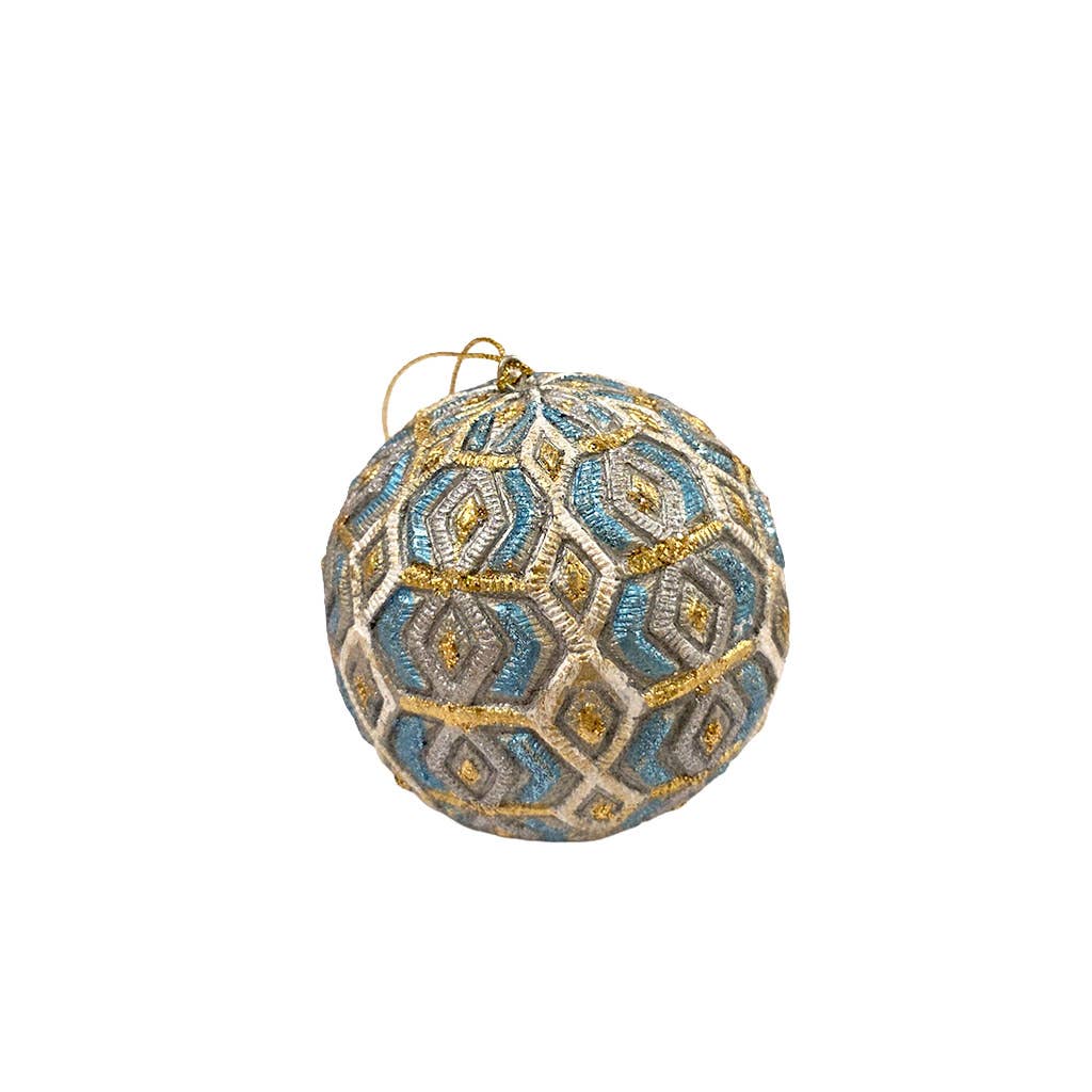 Dekorasyon Gifts  Decor - Oriente Ball Ornament (Linen)