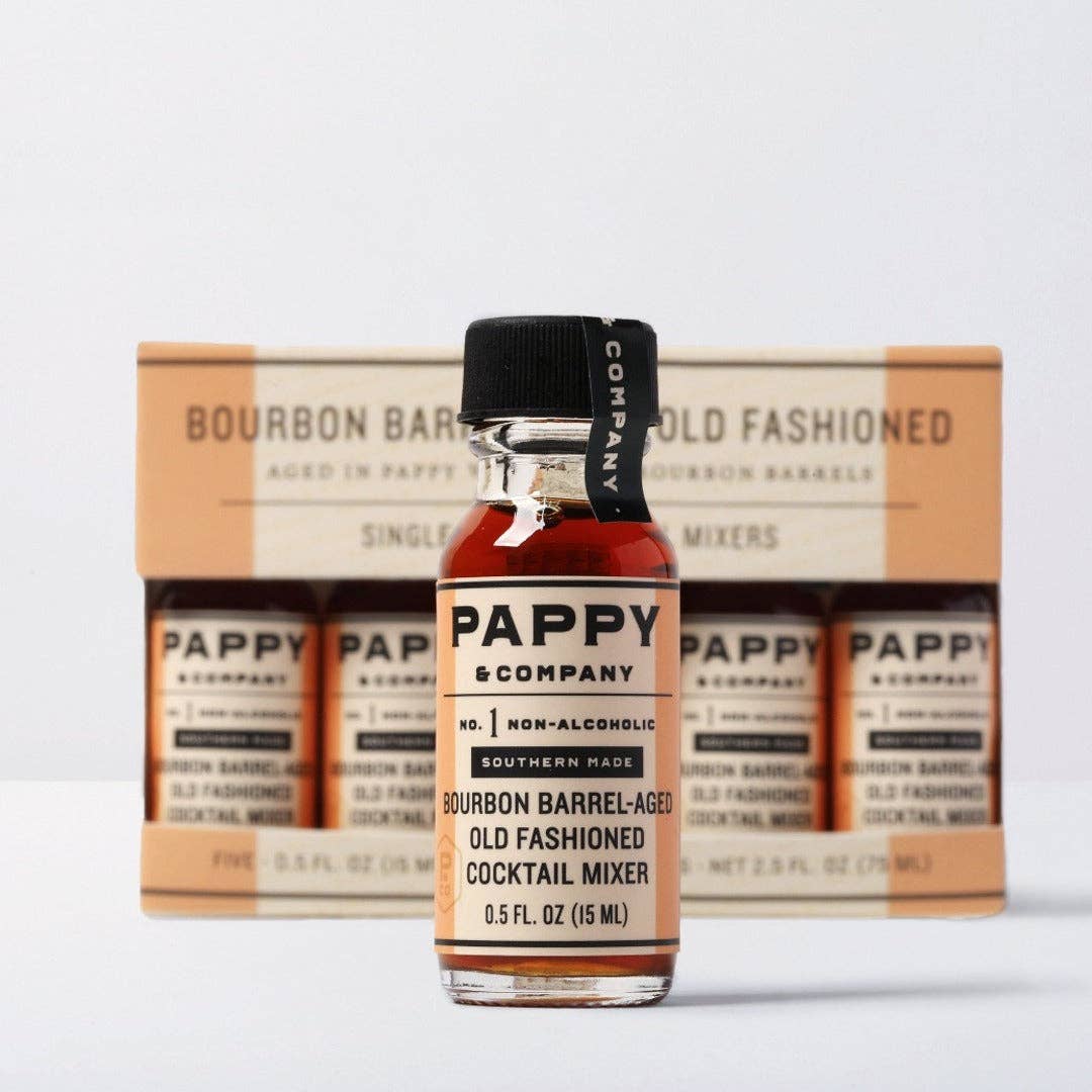 Pappy & Company - Pappy Van Winkle Bourbon Barrel-Aged Old Fashioned Mix: Single Serve 5-Pack - Wholesale