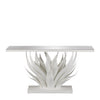 Agave White Console Table