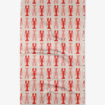 Geometry - Lobster Stripe Tea Towel