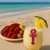 Crustacean Jeweled Stemless Wine Glass