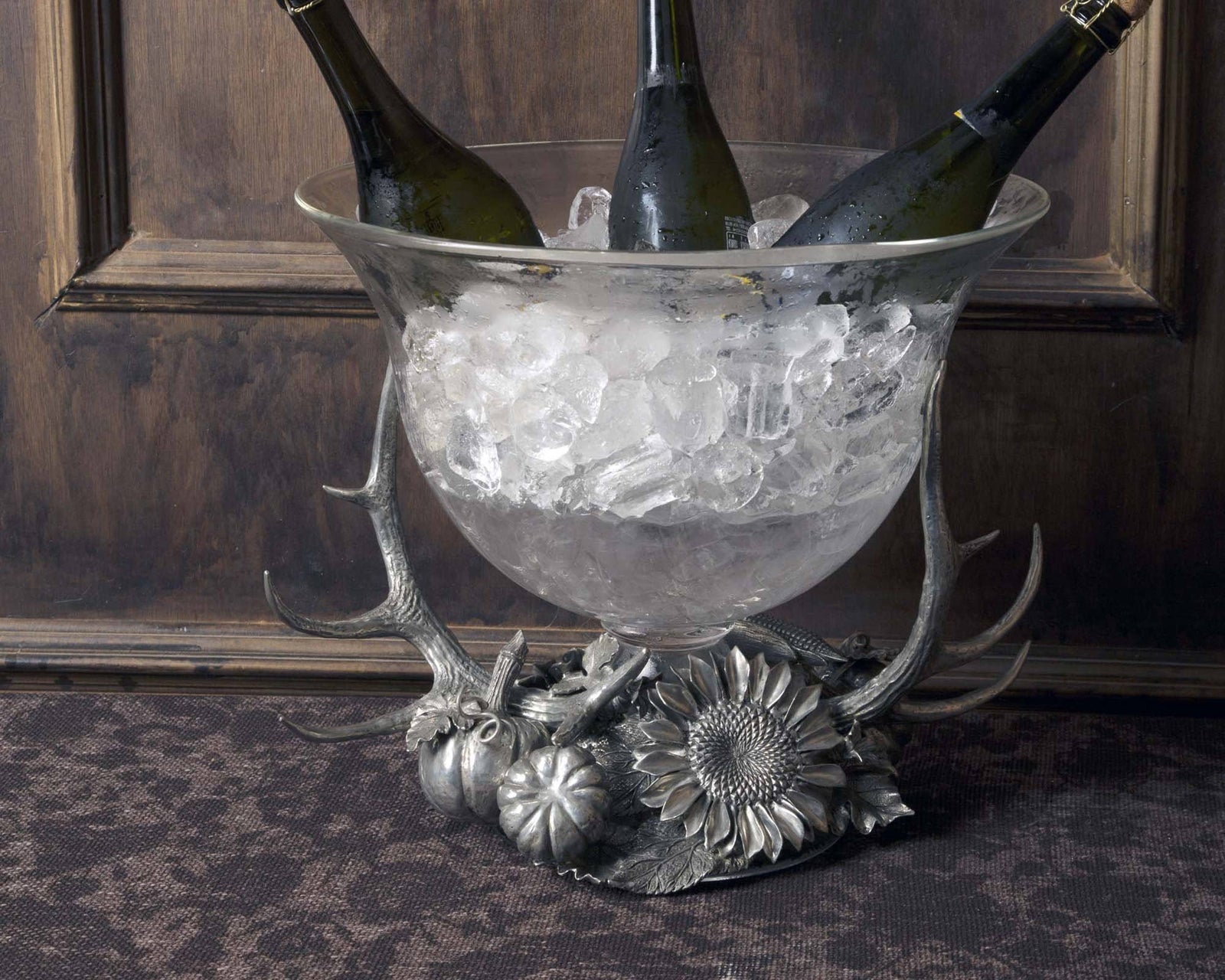 Vagabond House - Harvest Glass Pedestal Centerpiece