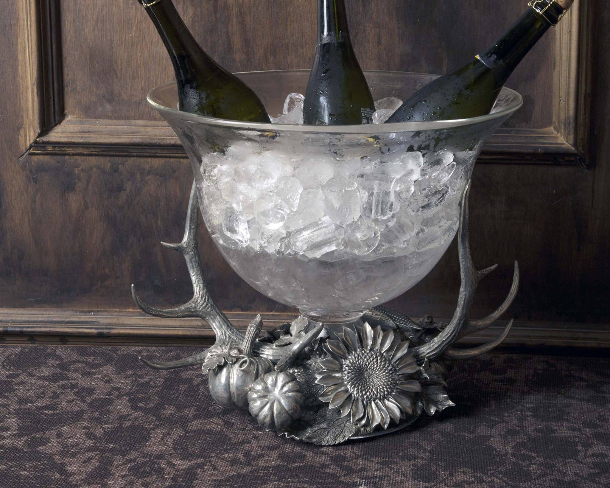 Vagabond House - Harvest Glass Pedestal Centerpiece
