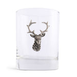 Vagabond House - Elk Head Double Old Fashion Bar Glass