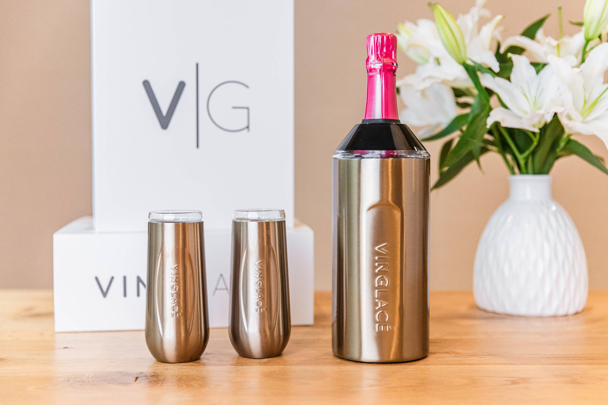 Vinglacé - Champagne Gift Sets with Glass Lined Flutes