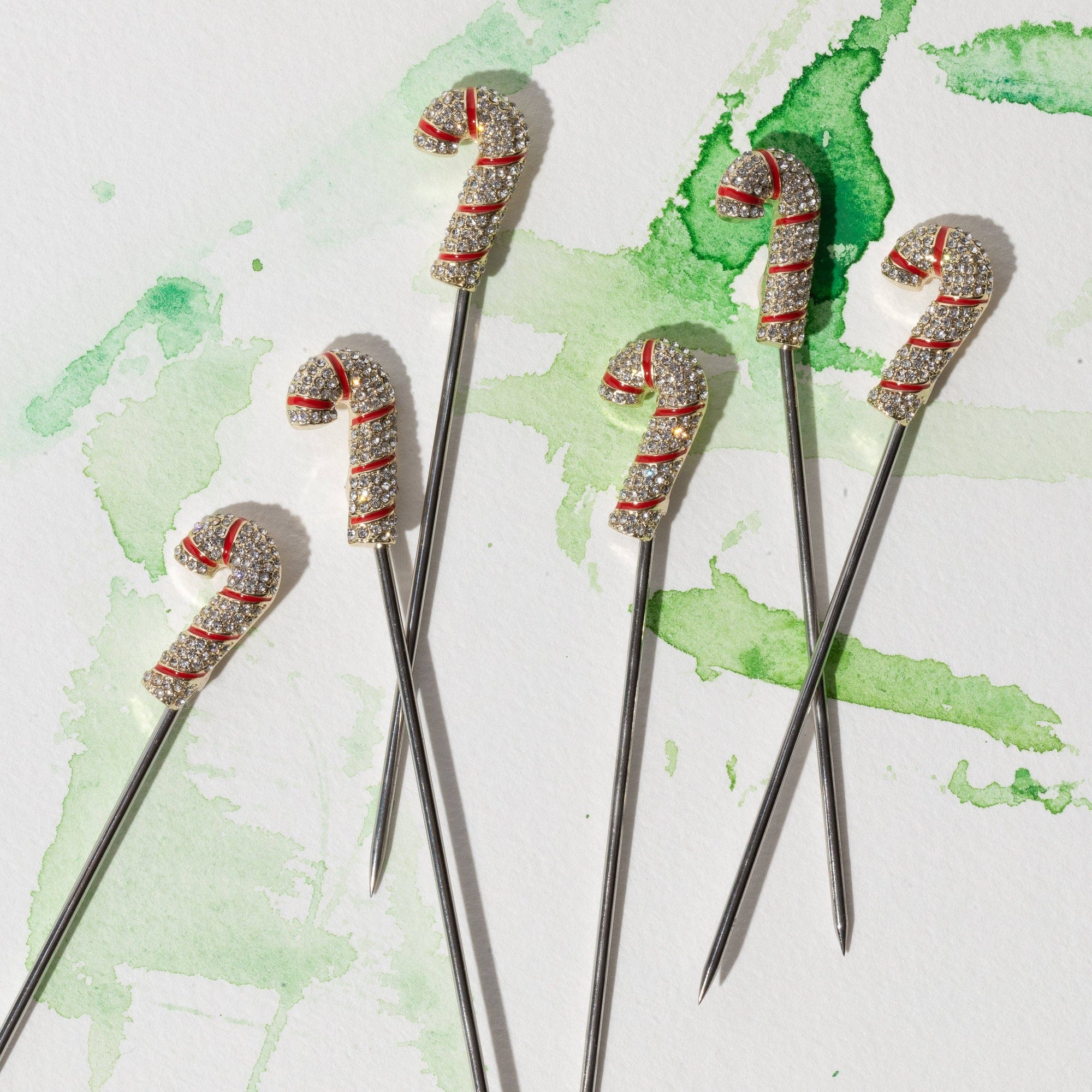 Joanna Buchanan - Candy cane cocktail picks