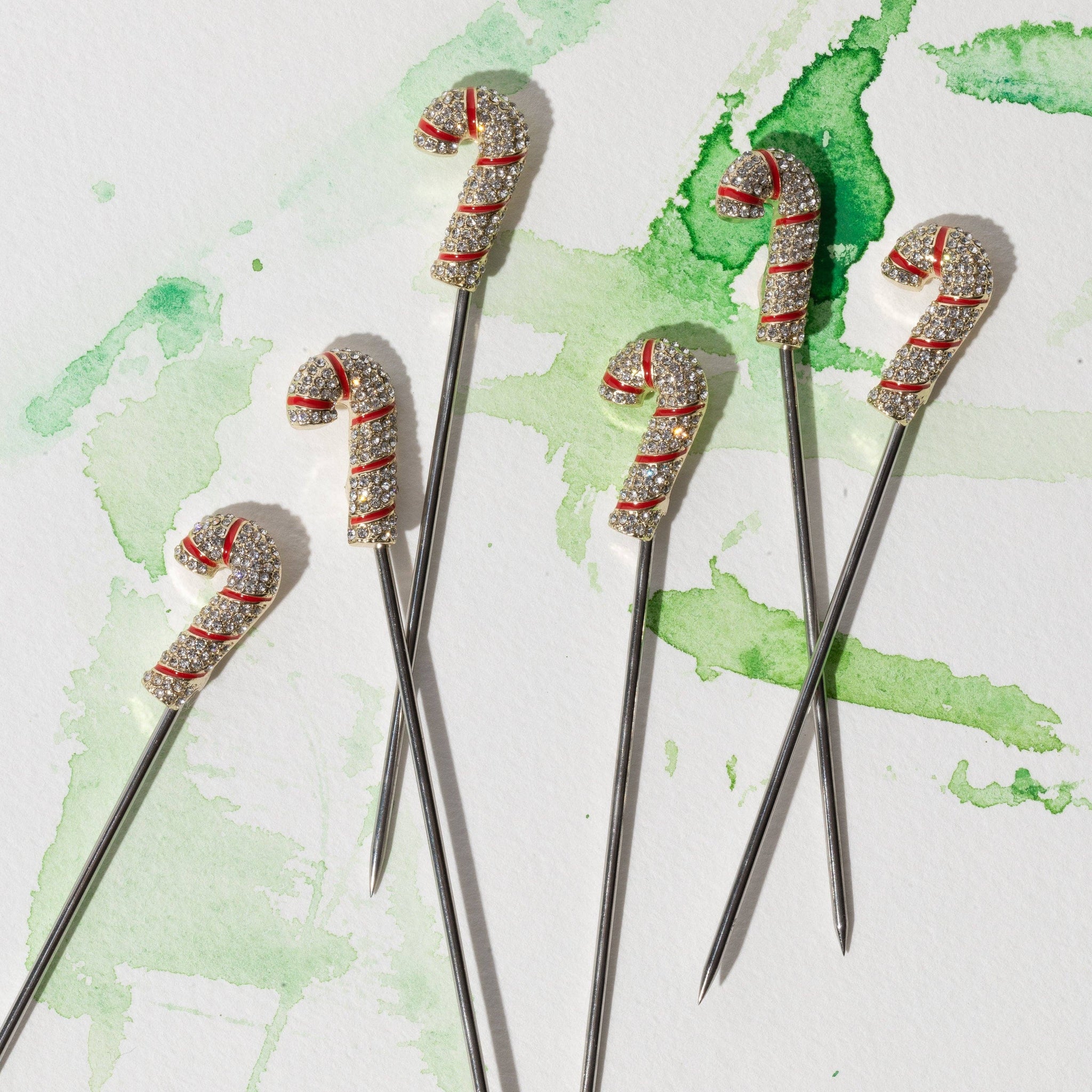 Joanna Buchanan - Candy cane cocktail picks