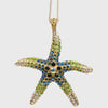Joanna Buchanan - Starfish hanging ornament, green