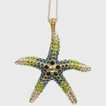Joanna Buchanan - Starfish hanging ornament, green