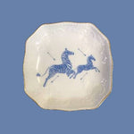 The French Bee & Co - Blue Zebras Porcelain Bon Bon Tray