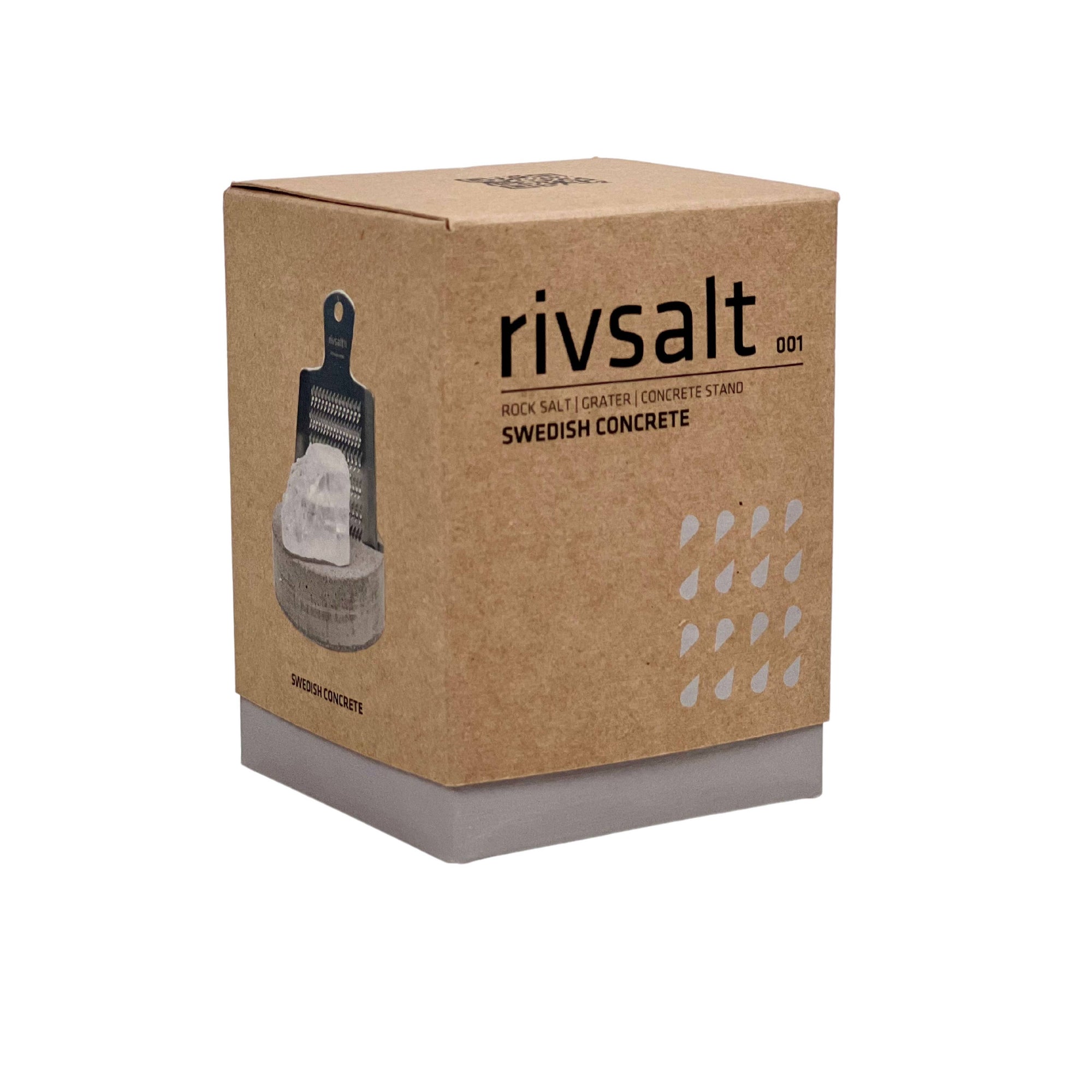 RIVSALT™ Swedish Concrete Salt Rock Gift Set