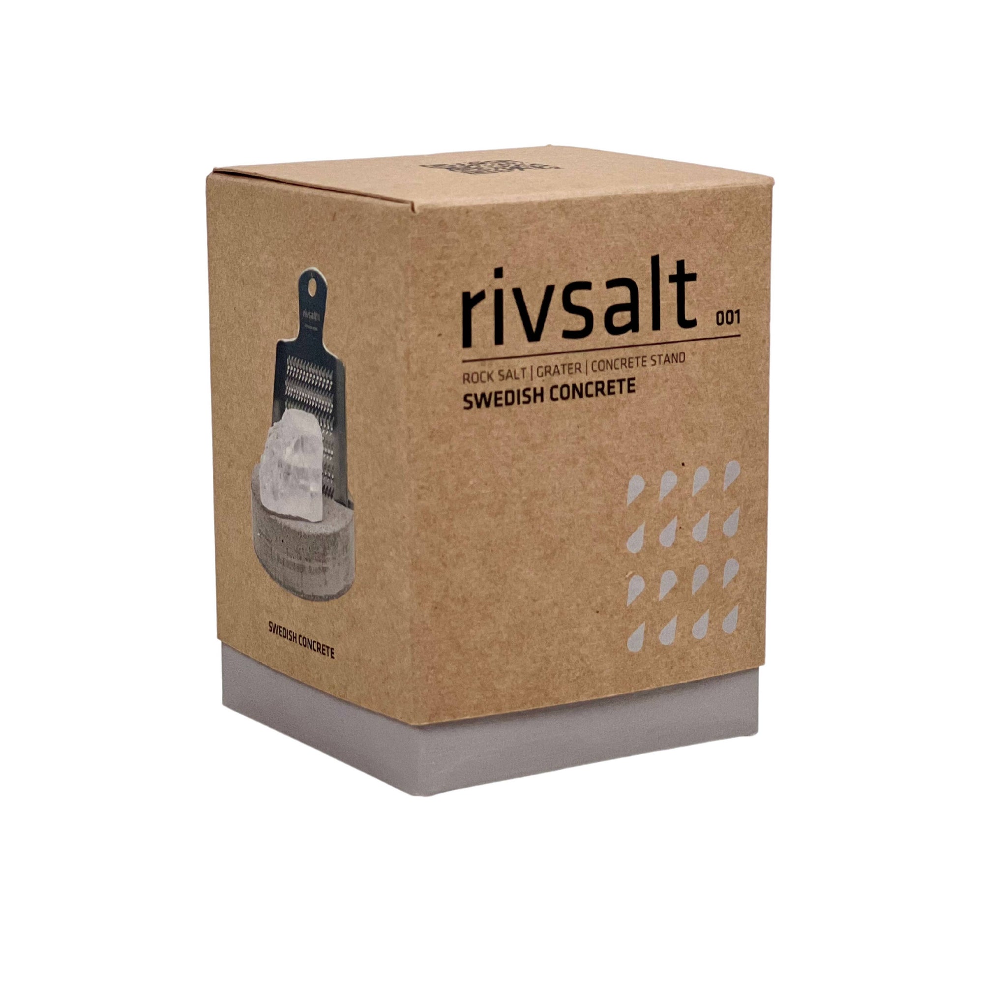 RIVSALT™ Swedish Concrete Salt Rock Gift Set