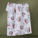 Geometry - Claus Family Christmas Tea Towel