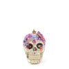 Jay Strongwater - Floral Skull Glass Ornament