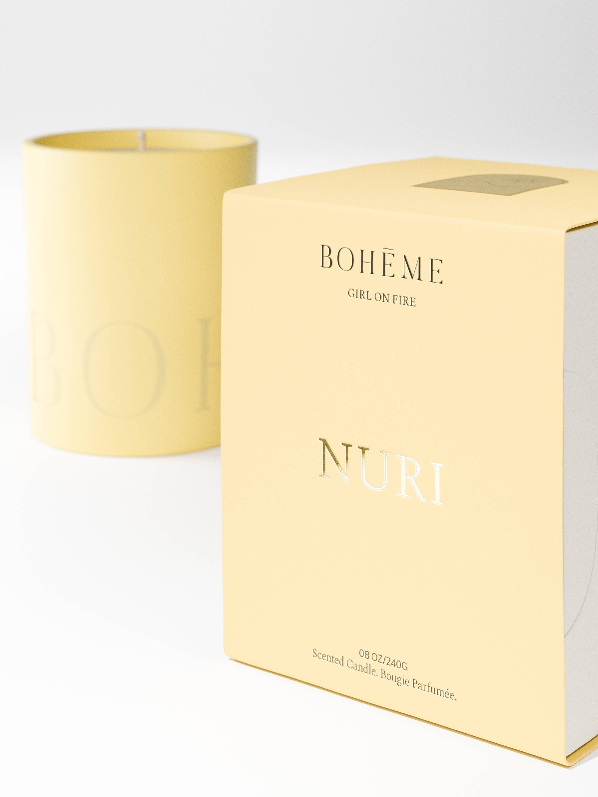 Boheme Fragrances - Nuri: Elegant Soy Blend Wax Scented Candle