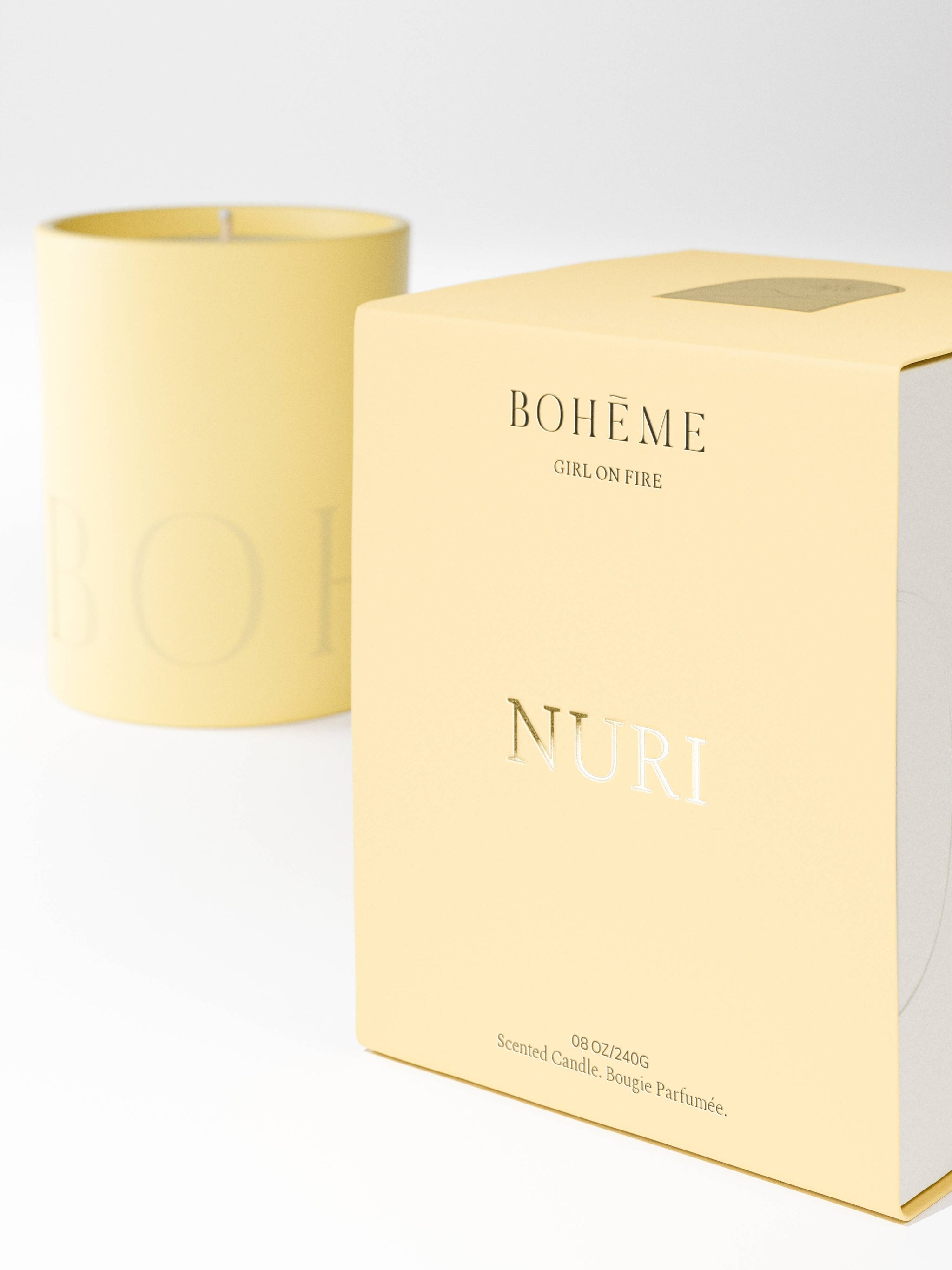 Boheme Fragrances - Nuri: Elegant Soy Blend Wax Scented Candle