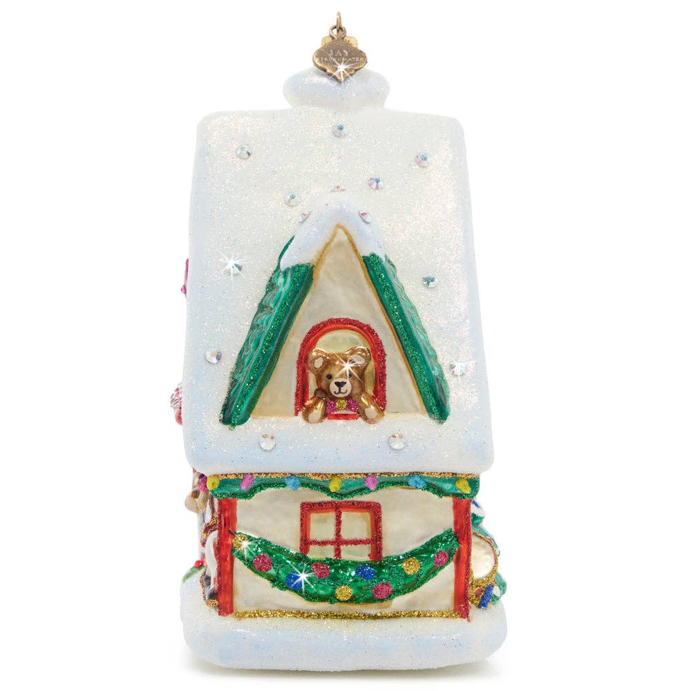 Jay Strongwater - Christmas Toy Shop Glass Ornament