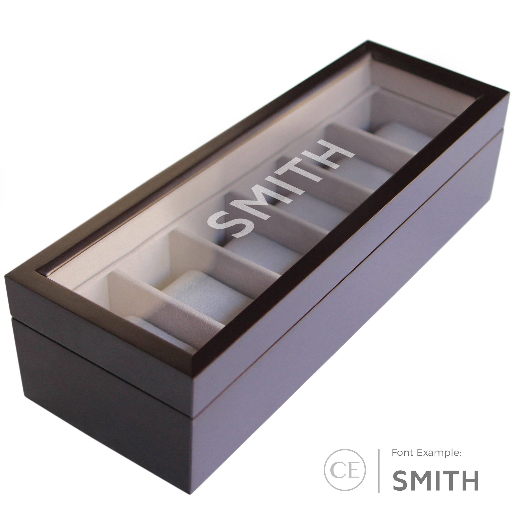 Case Elegance - Solid Wood Watch Box - 6 Slot