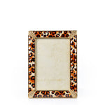 Jay Strongwater - 4” x 6” Lavinia Frame - Leopard