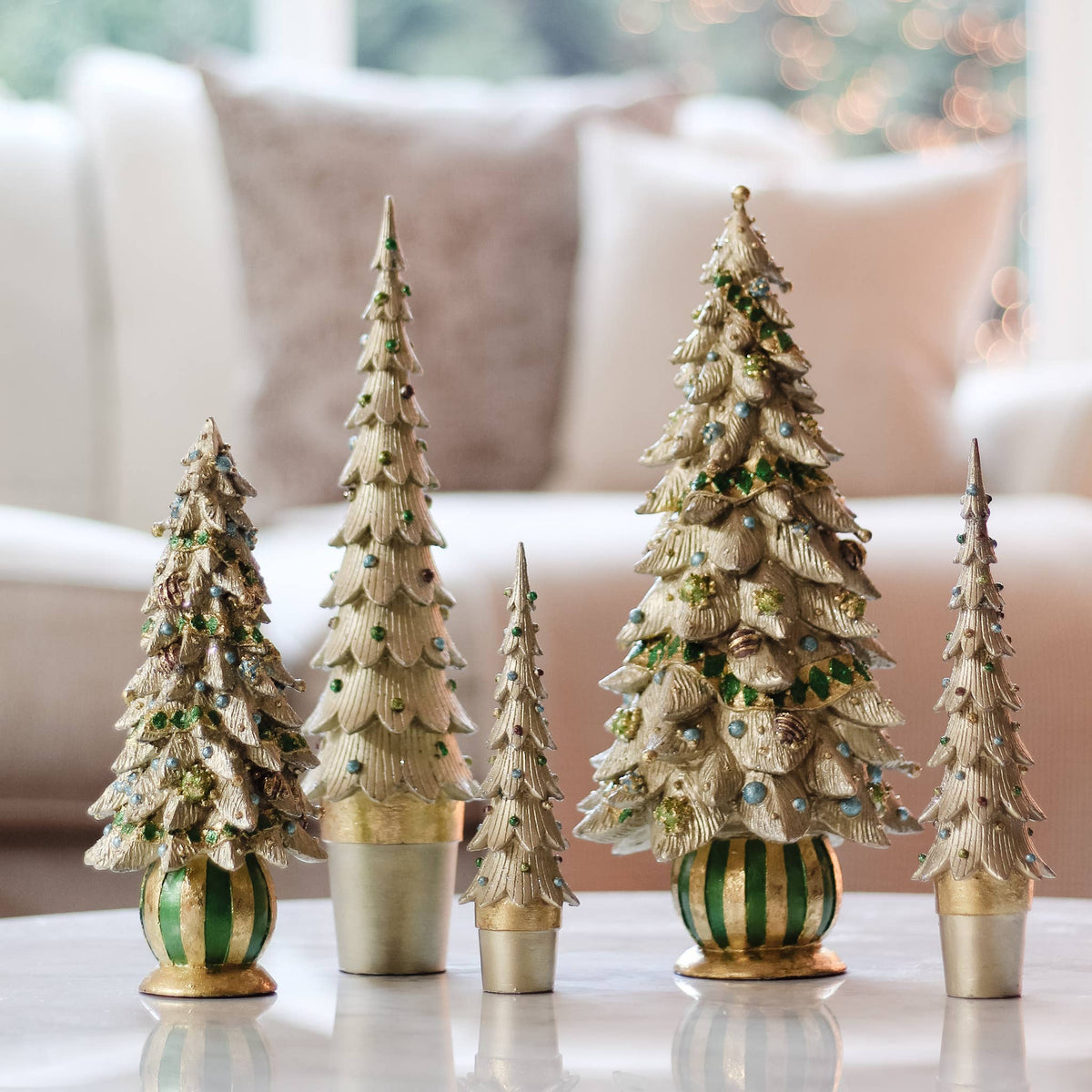 Dekorasyon Gifts  Decor - Slim Tannenbaum Tree (Mystik Champagne)
