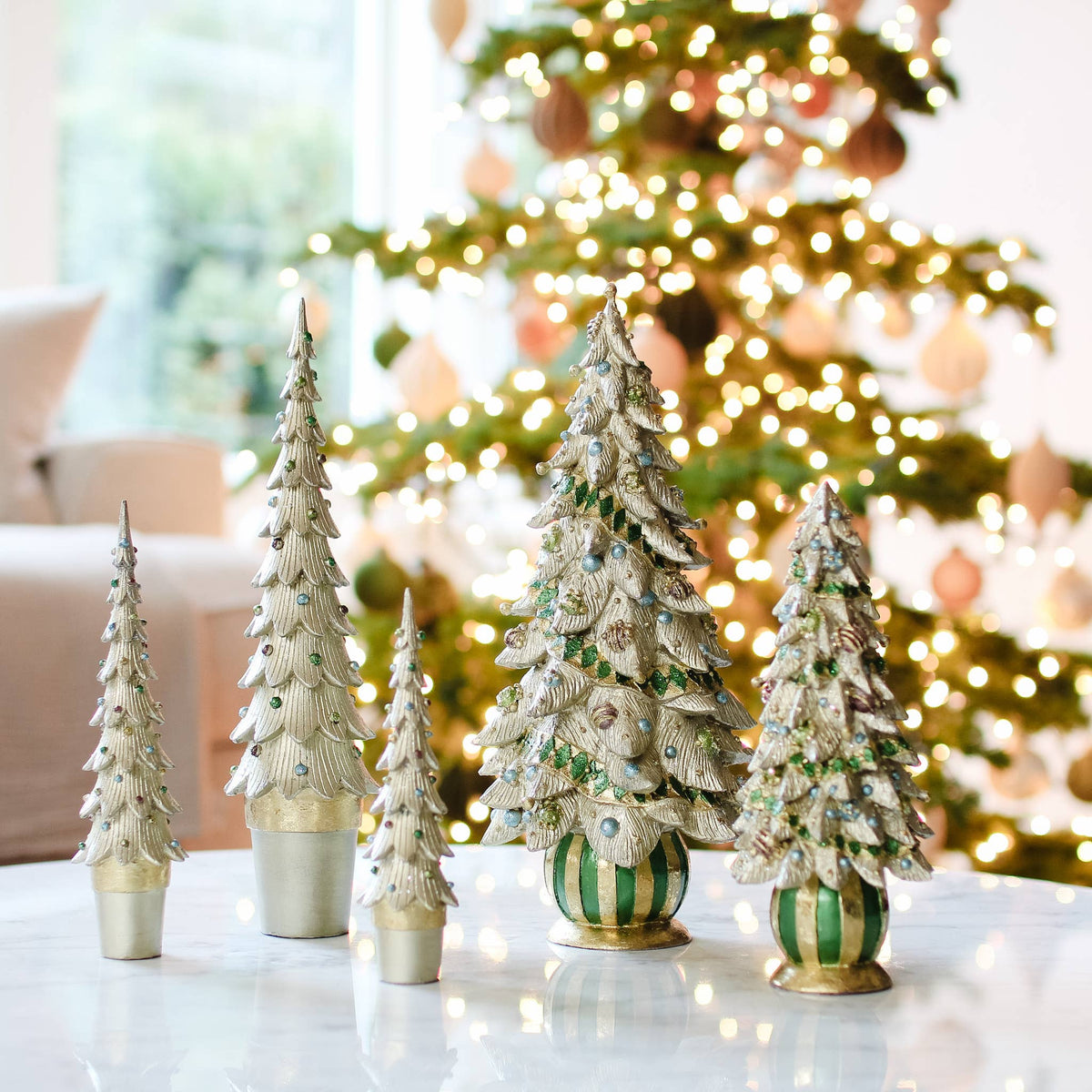 Dekorasyon Gifts  Decor - Slim Tannenbaum Tree (Mystik Champagne)