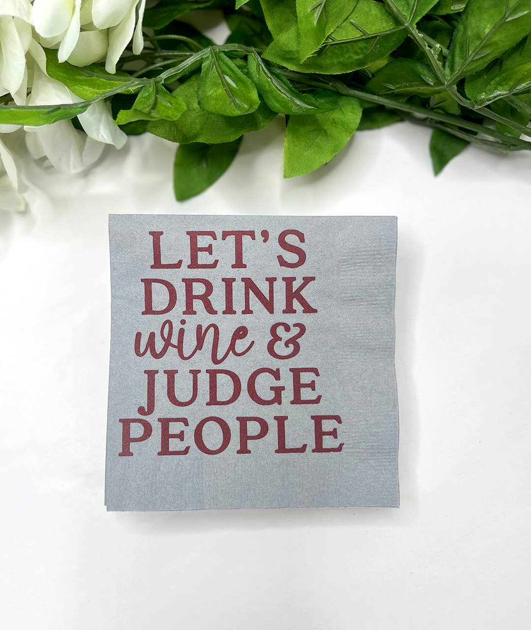 Katherine Designs & Co. - Paper Cocktail Napkins, funny beverage napkins, wine gifts