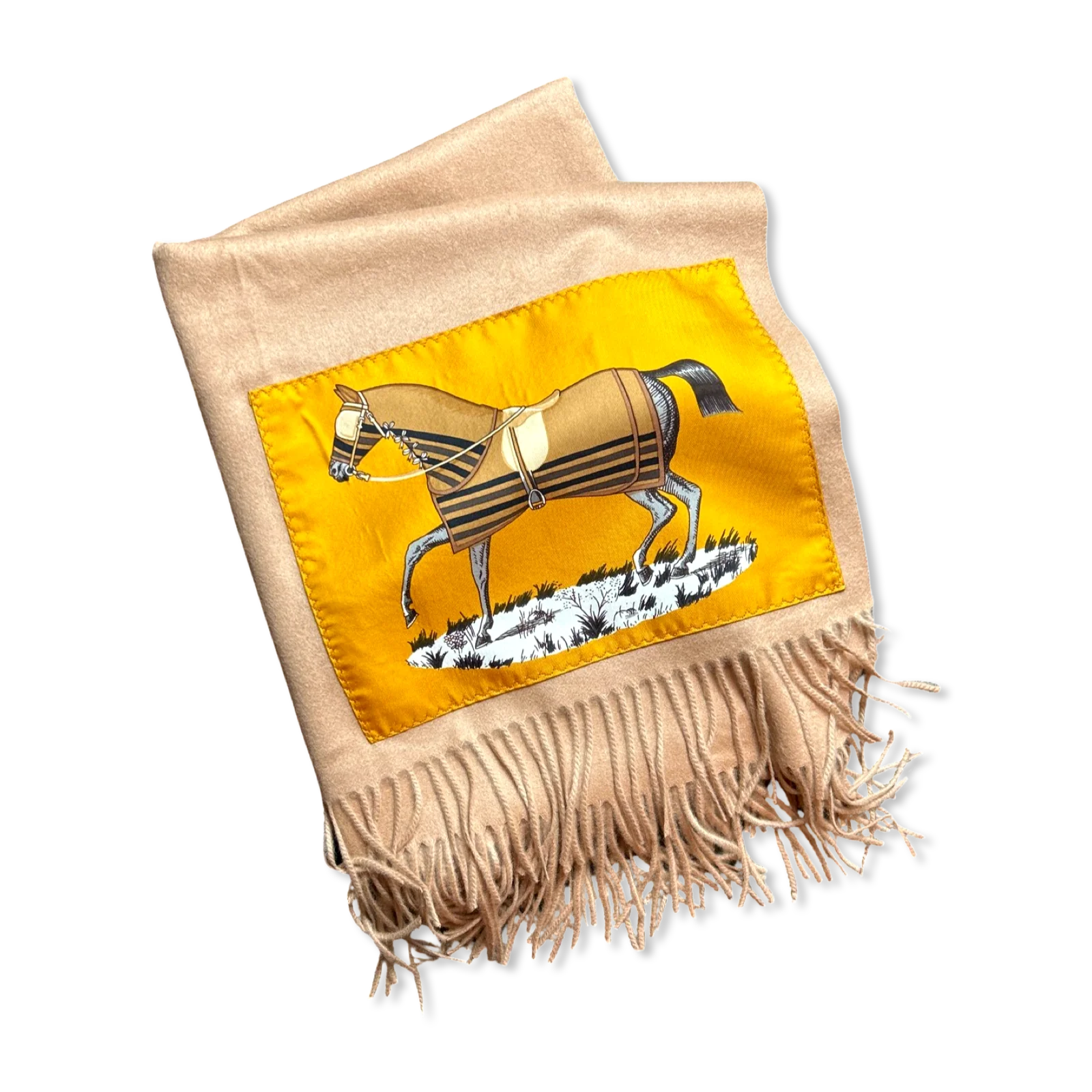 Vintage Luxe Up Cashmere Blanket