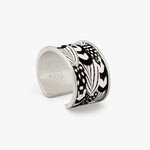 Brackish Homer Wide Cuff Silver