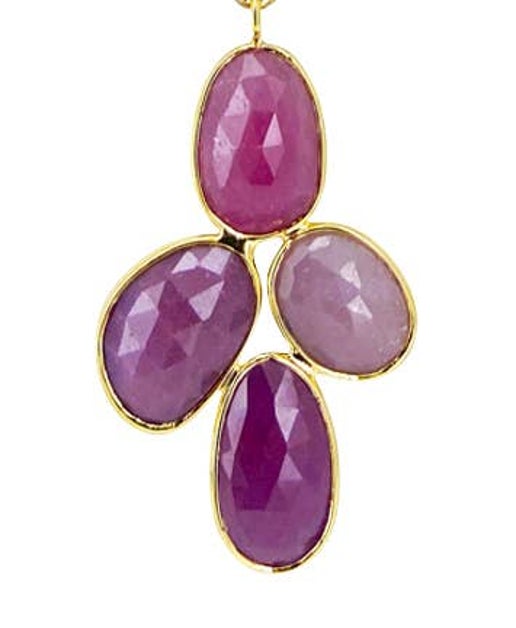 Sophie Deschamps Bijoux - JOHRI Sapphire Chain Necklace (CCHHO10)
