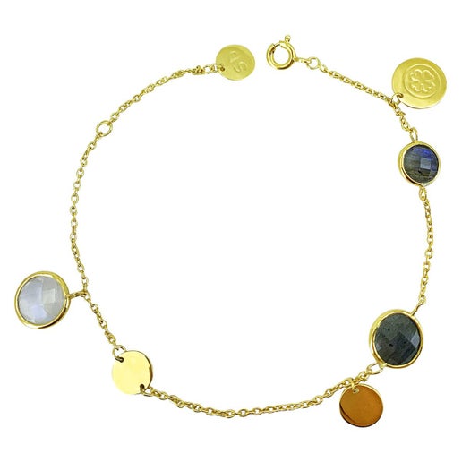 Sophie Deschamps Bijoux - Bracelet chaîne et pierres fines Marga (BCHMA54)
