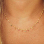 Sophie Deschamps Bijoux - LAVEZZI NECKLACE, mini stones (CCHBA4)