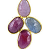Sophie Deschamps Bijoux - JOHRI Sapphire Chain Necklace (CCHHO10)