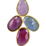 Sophie Deschamps Bijoux - JOHRI Sapphire Chain Necklace (CCHHO10)