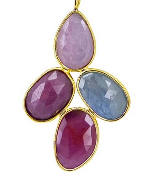 Sophie Deschamps Bijoux - JOHRI Sapphire Chain Necklace (CCHHO10)